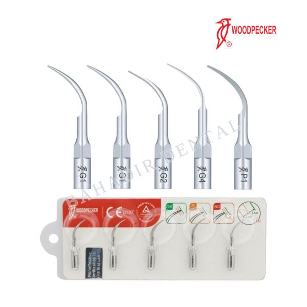Woodpecker kavitron uçları G1, G2, G4, P1, P3, EMS uyumlu
