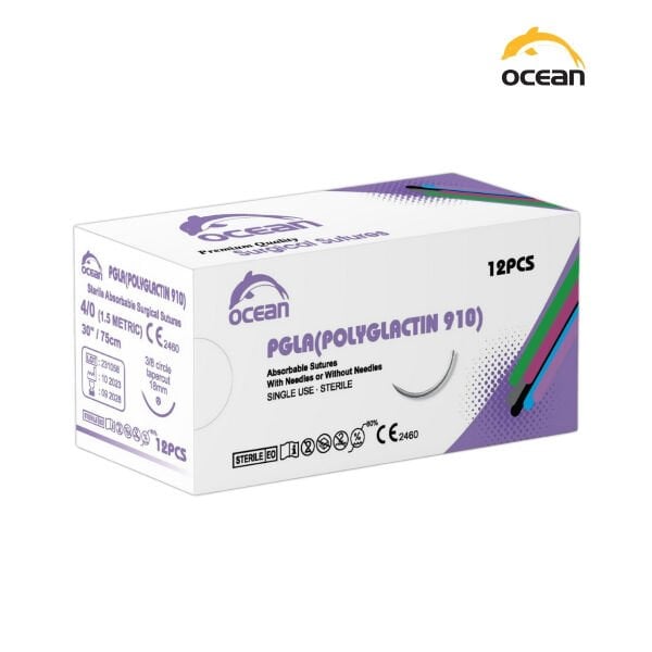 Ocean PGLA (Poliglaktin 910) Sütur - Emilebilir (Absorbable)