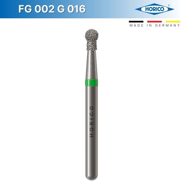 Rond Elmas Frez, Boyun Elmas Kaplı - FG 002 Yeşil - Coarse - 016