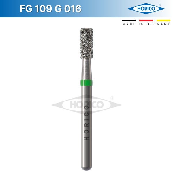 Silindir Elmas Frez - FG 109 Yeşil - Coarse - 016