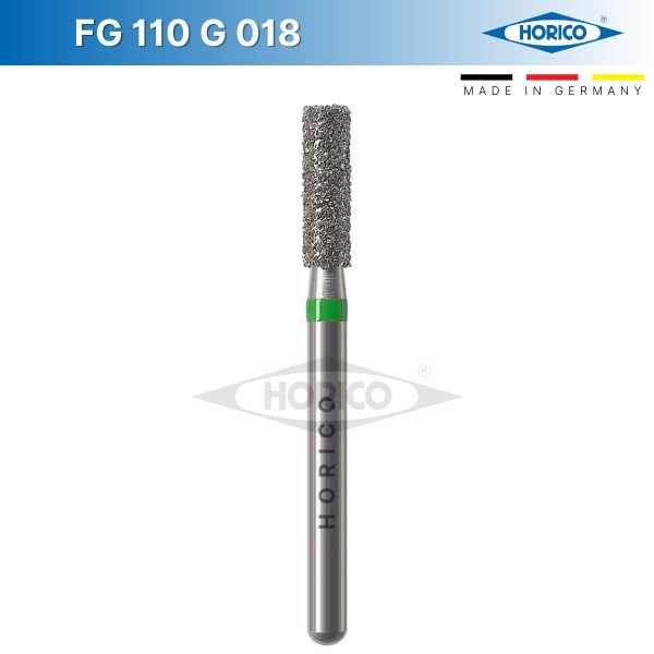 Silindir Elmas Frez - FG 110 Yeşil - Coarse - 018