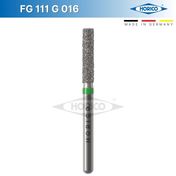 Silindir Elmas Frez - FG 111 Yeşil - Coarse - 016