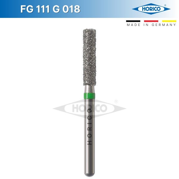 Silindir Elmas Frez - FG 111 Yeşil - Coarse - 018