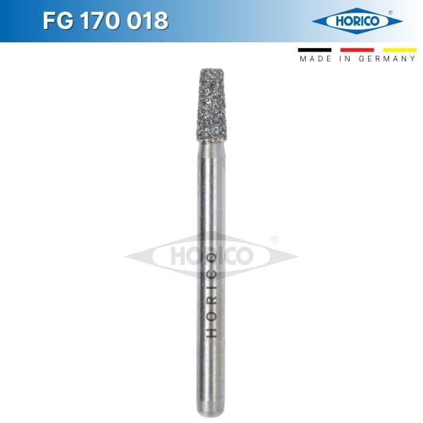 Konik Düz Uç Frez - Horico FG 170 Mavi - Normal - 018
