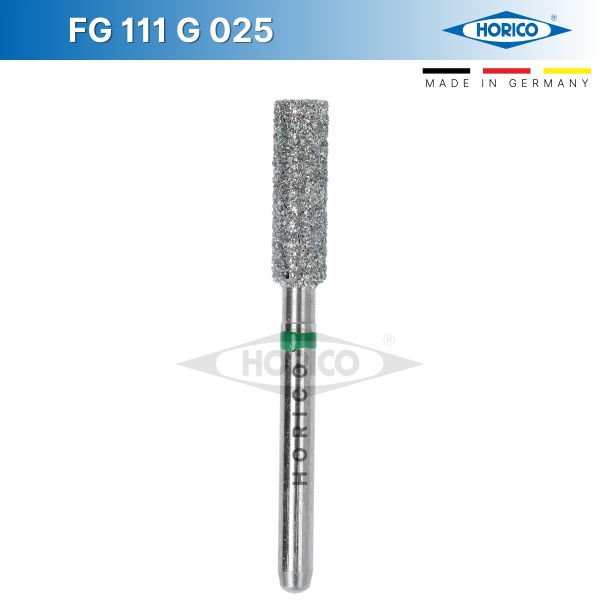 Silindir Elmas Frez - FG 111 Yeşil - Coarse - 025